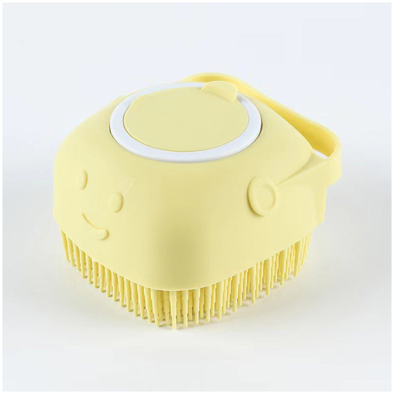 Haustier-Badewanne Bürste & Massagehandschuhe für Hunde