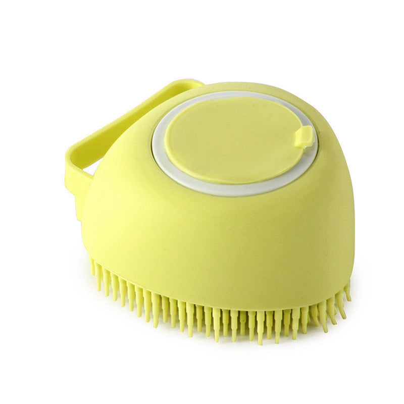 Haustier-Badewanne Bürste & Massagehandschuhe für Hunde