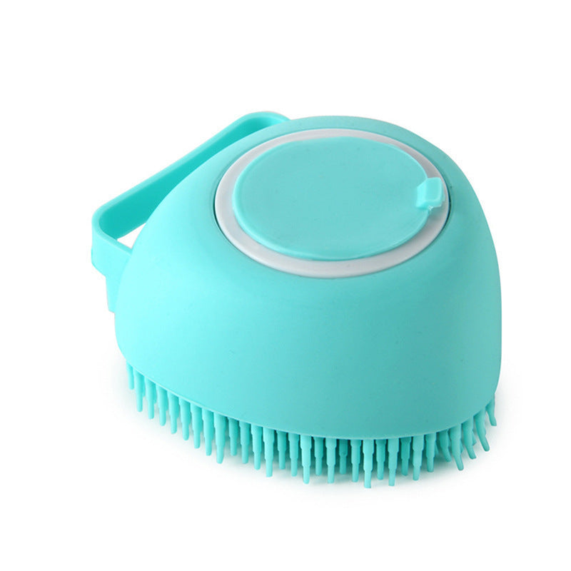 Haustier-Badewanne Bürste & Massagehandschuhe für Hunde