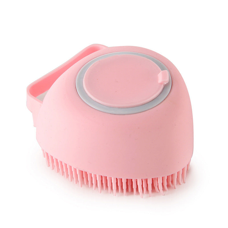 Haustier-Badewanne Bürste & Massagehandschuhe für Hunde