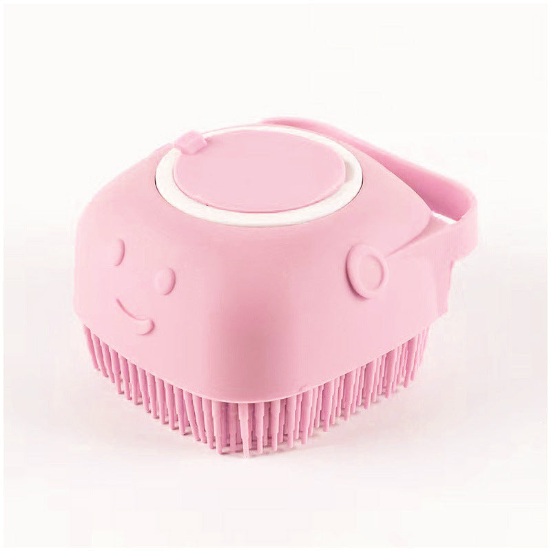 Haustier-Badewanne Bürste & Massagehandschuhe für Hunde