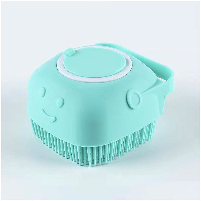 Haustier-Badewanne Bürste & Massagehandschuhe für Hunde