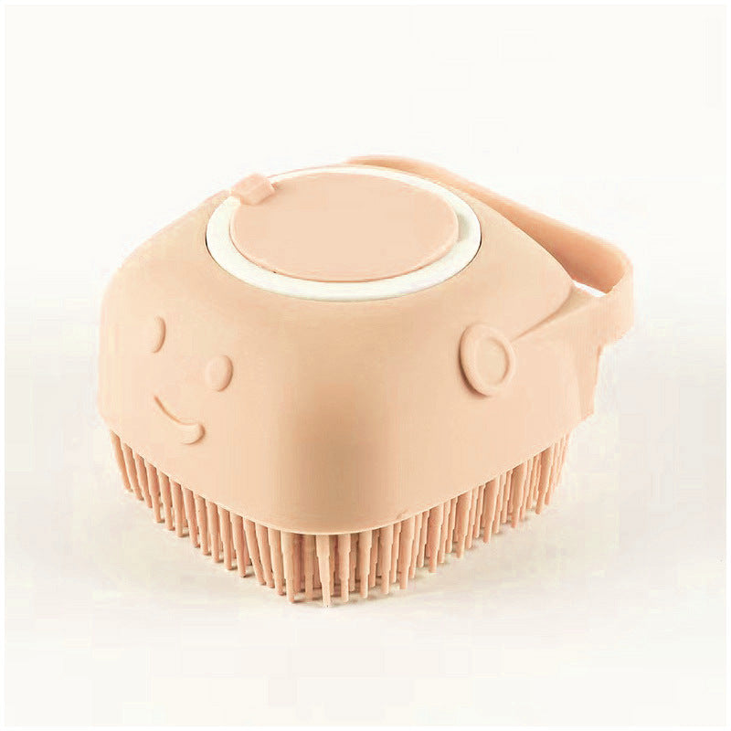 Haustier-Badewanne Bürste & Massagehandschuhe für Hunde