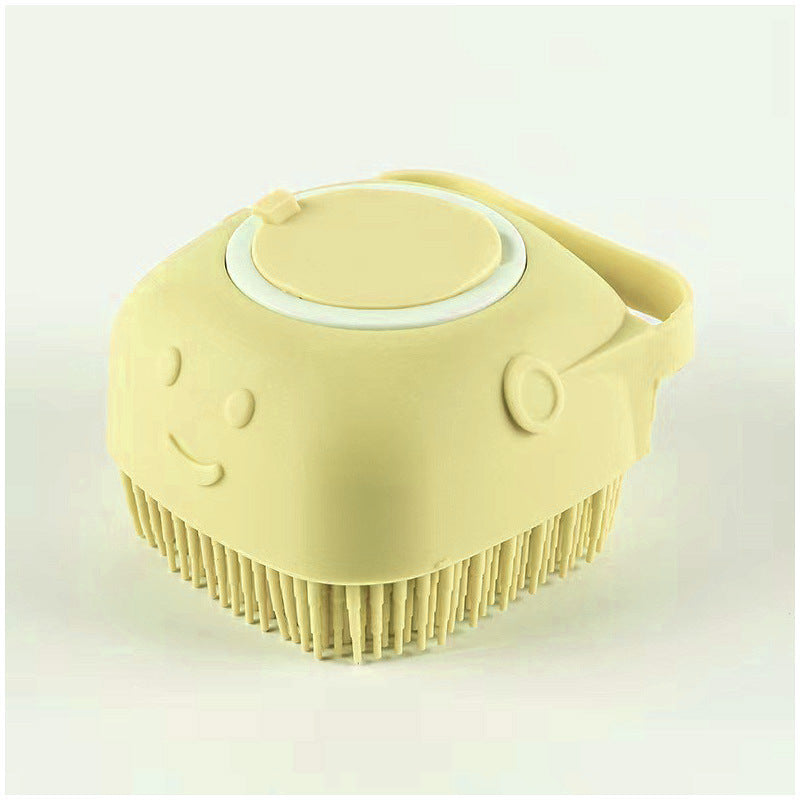 Haustier-Badewanne Bürste & Massagehandschuhe für Hunde