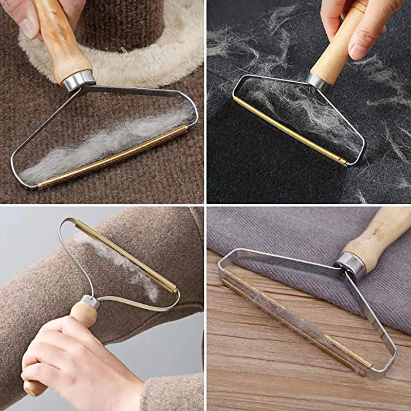 Manuelle Pullover Haar Entferner Trockenen Reiniger Kleidung Stick Haar Entferner Mit Holzgriff